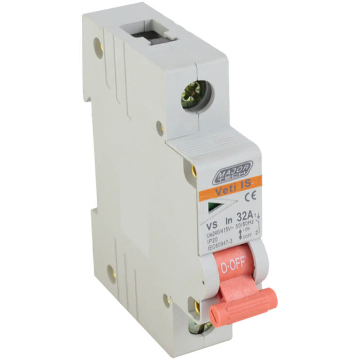 Major Tech 32A Single Pole Isolator | VS1P32 - image 1