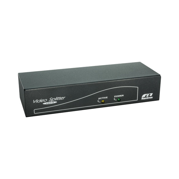 REXTRON VIDEO SPLITTER-1IN,8OUT 350 MHZ,METALCASE - REX-VSA18