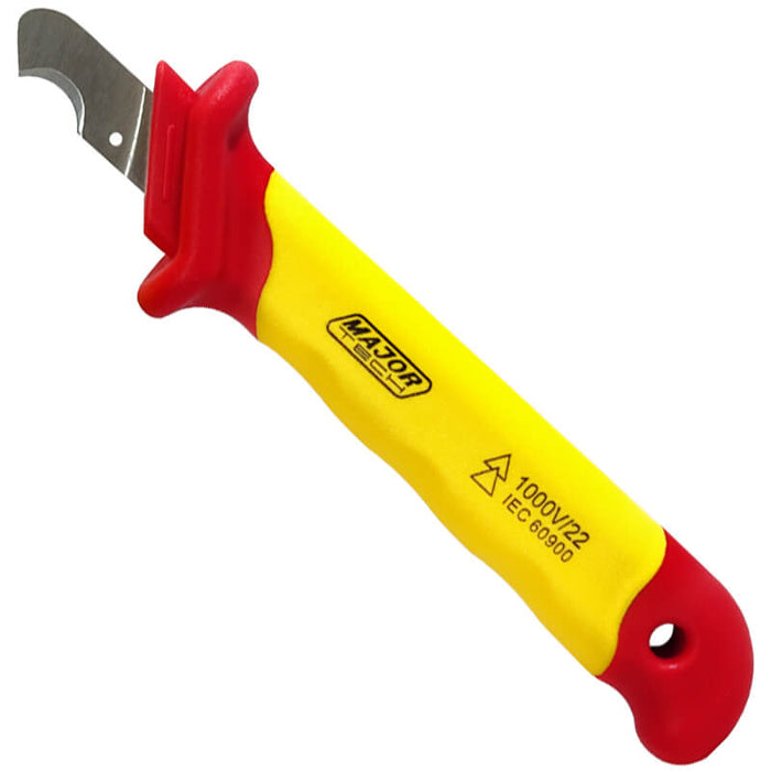 Major Tech Stripping Knife, Curved Blade, 1000V EN 60900 VSKN012C