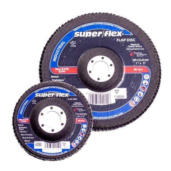 Afrox Sandflex Flap Disc - Az120 115 X 22 - W053247
