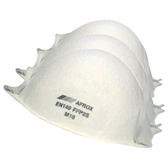 Afrox Dust Mask FF2 with Valve - Pack of 10 - W053716