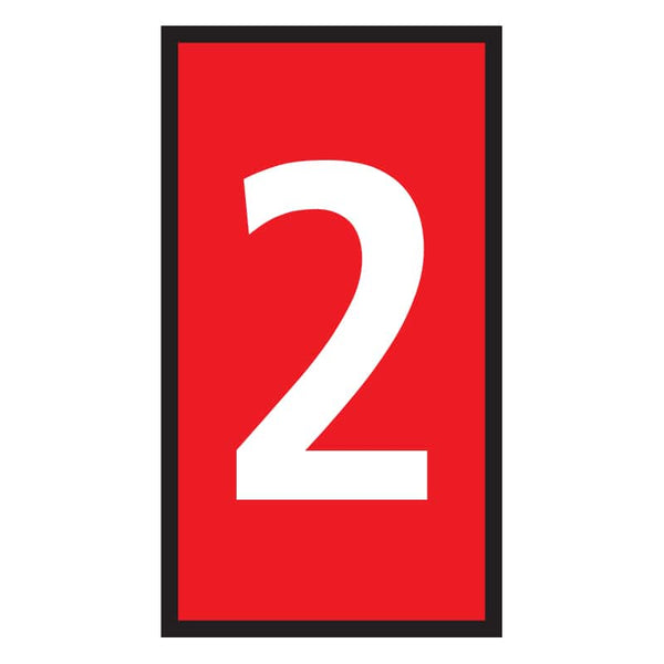 WIC0 Red Marker Number 2, 0.15-0.75mm. Marker for marking and labeling. Order now!