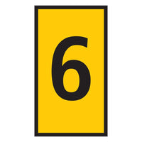 Yellow Marker WIC0 0.15-0.75MM Number 6 - Chavda.com