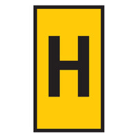 Yellow Helicopter H Marker Sign | WIC0 | 0.15-0.75mm | Chavda.com