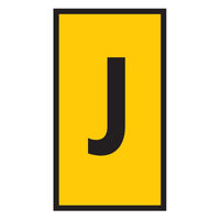 Yellow Wire/Cable Marker J - WIC0 Series - Electrical Identification