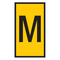 WIC0 Marker - Yellow with Letter M (0.15-0.75mm) - chavda.com