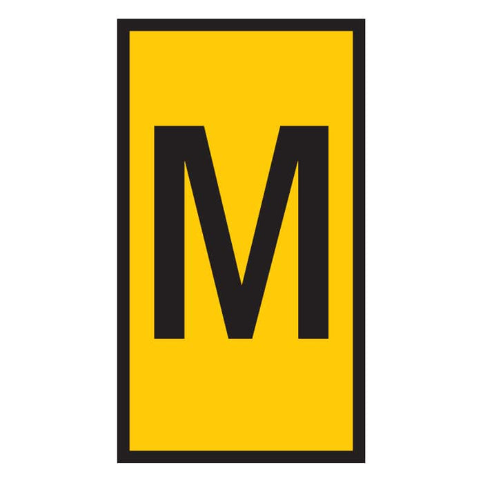 WIC0 Marker - Yellow with Letter M (0.15-0.75mm) - chavda.com