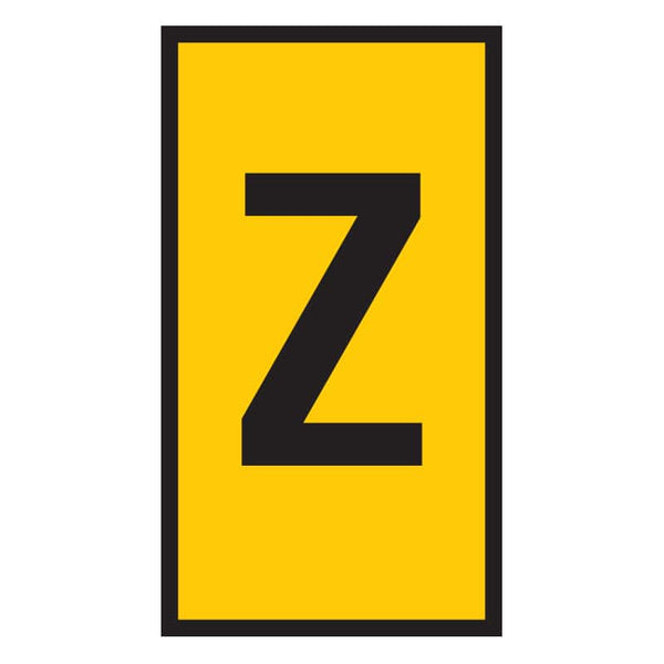 Yellow Marker WIC0 0.15-0.75mm Marked Z | Cable Identifier | Terminal Block Marking Tag | Wire Label