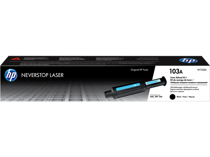 HP 103A Black Original Neverstop Laser Toner Reload Kit-W1103A