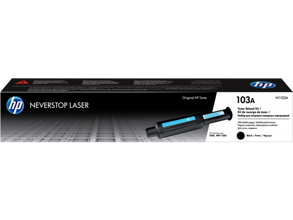 HP 103A Black Original Neverstop Laser Toner Reload Kit-W1103A