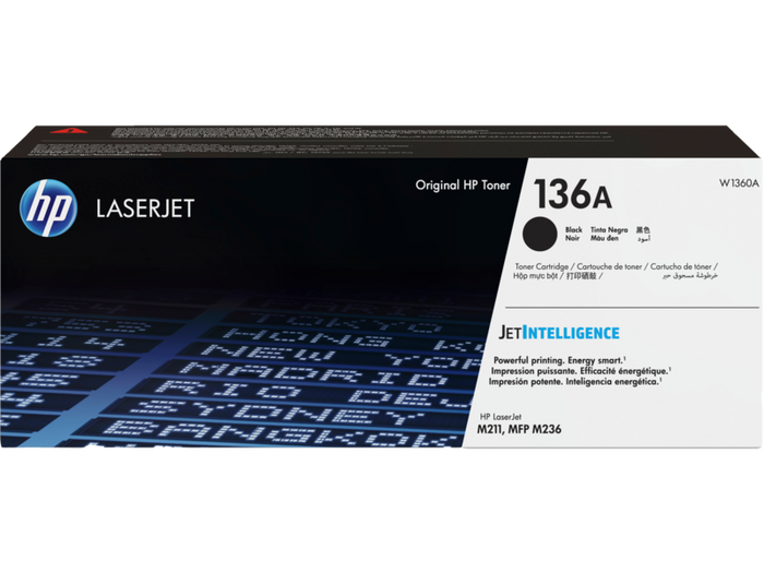 HP 136A Black Original LaserJet Toner Cartridge | Printer Ink | High-Quality Printing