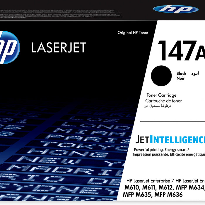 HP 147A Black LaserJet Toner Cartridge-W1470A