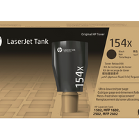 HP # 154A BLACK HIGH YIELD ORIGINAL LASERJET TANK TONER RELOAD KIT