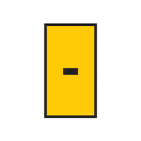 Yellow Marker WIC 1 0.5-1.5mm with Dash Symbol - Chavda.com