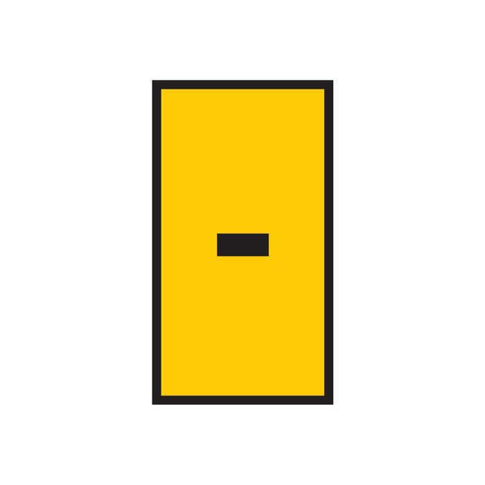 Yellow Marker WIC 1 0.5-1.5mm with Dash Symbol - Chavda.com