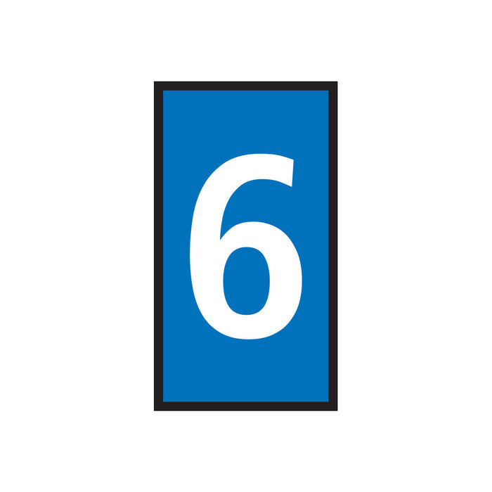 Marker WIC 1 0.5-1.5mm Blue Marked 6 | Buy Online at chavda.com | Industrial Marker, Numbered Marker
