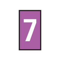 Marker WIC 1 Violet with 7 marking, 0.5-1.5mm | Terminal Marker