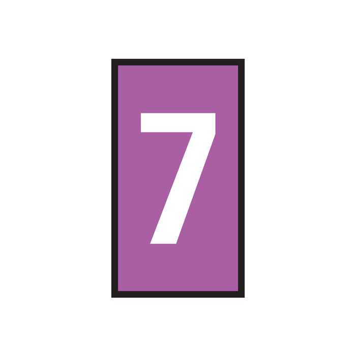Marker WIC 1 Violet with 7 marking, 0.5-1.5mm | Terminal Marker