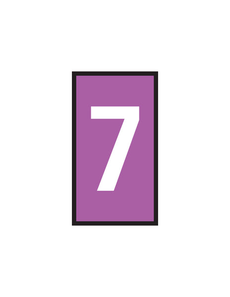 Marker WIC 1 Violet with 7 marking, 0.5-1.5mm | Terminal Marker