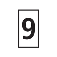 White Marker WIC 1 0.5-1.5mm with Number 9 - Chavda.com