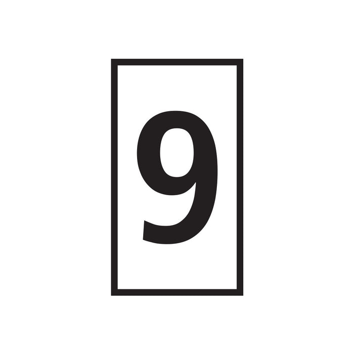 White Marker WIC 1 0.5-1.5mm with Number 9 - Chavda.com