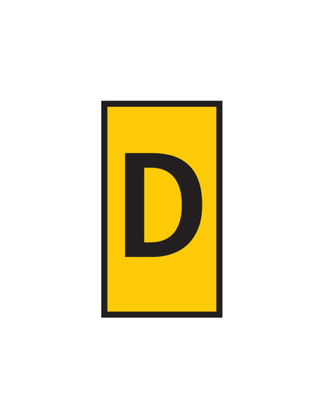 Marker WIC 1 0.5-1.5mm Yellow Marked D