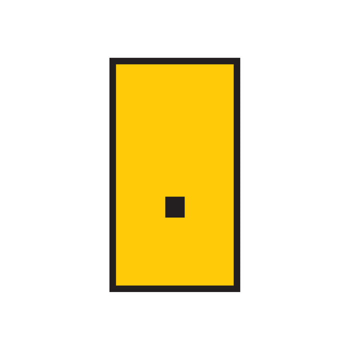 Marker WIC 1 0.5to1.5mm Yellow Marked Full stop