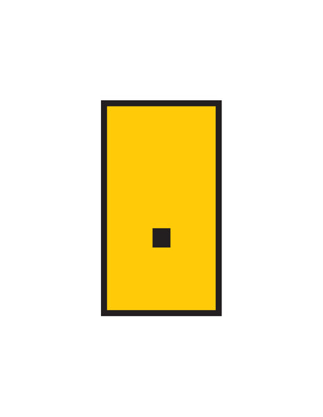 Marker WIC 1 0.5to1.5mm Yellow Marked Full stop
