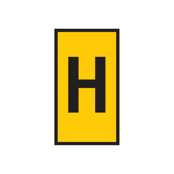 Marker WIC 1 0.5-1.5mm Yellow Marked H