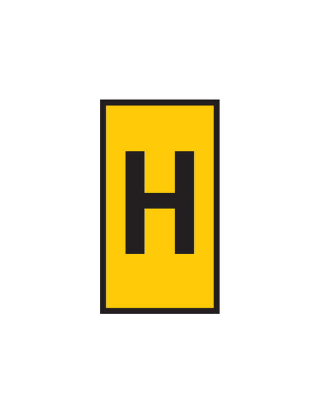 Marker WIC 1 0.5-1.5mm Yellow Marked H
