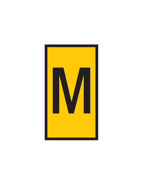 Marker WIC 1 0.5-1.5mm Yellow Marked M