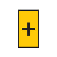 Marker WIC 1 0.5-1.5mm Yellow Marked Plus +