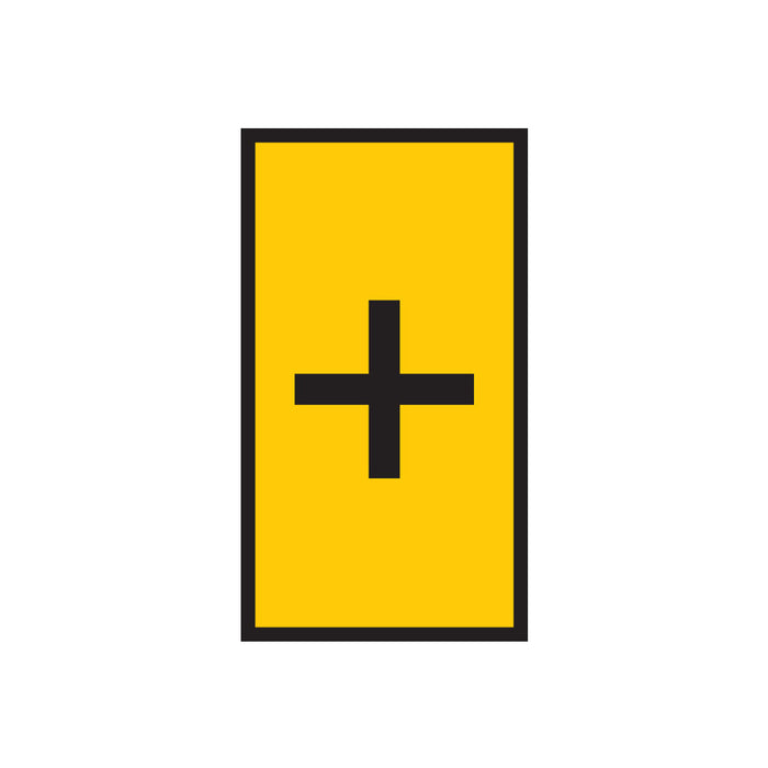 Marker WIC 1 0.5-1.5mm Yellow Marked Plus +