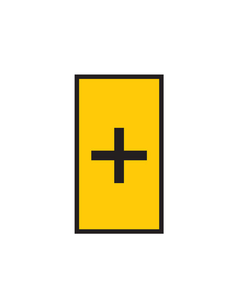 Marker WIC 1 0.5-1.5mm Yellow Marked Plus +