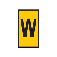 Marker WIC 1 0.5-1.5mm Yellow Marked W from Chavda.com. Identification Marker.