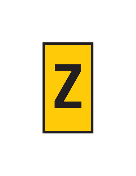 WIC 1 Yellow Marker - 0.5-1.5mm, Marked Z | Identification Marker