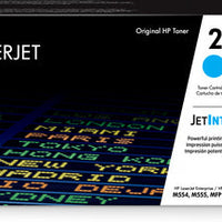 HP 212A Cyan Original LaserJet Toner Cartridge - LaserJet M554, M555, MFP M578 - W2121A