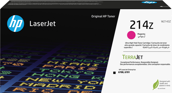 HP 214Z Magenta Original LaserJet Toner Cartridge-W2143Z