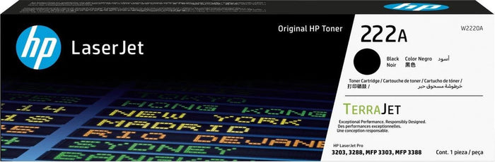 HP 222A Black Original LaserJet Toner Cartridge | Printer Toner