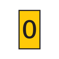 Yellow Marker WIC 2 (1.5-2.5mm) with Number 0 - chavda.com