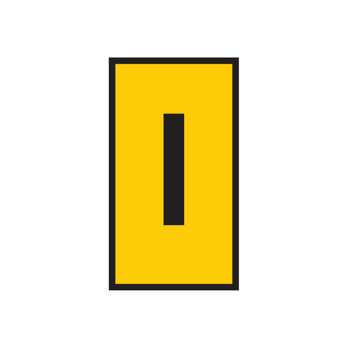 Marker WIC 2 1.5 - 2.5mm Yellow Marked I