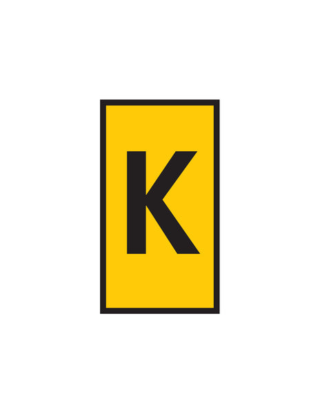 Marker WIC 2 1.5 - 2.5mm Yellow Marked K