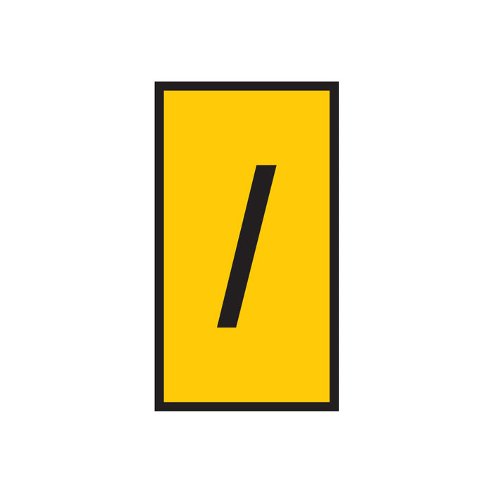 MARKER WIC 2 1.5-2.5MM YELLOW MARKED SLASH / - Yellow marker with slash symbol for marking & labeling. Shop at chavda.com!
