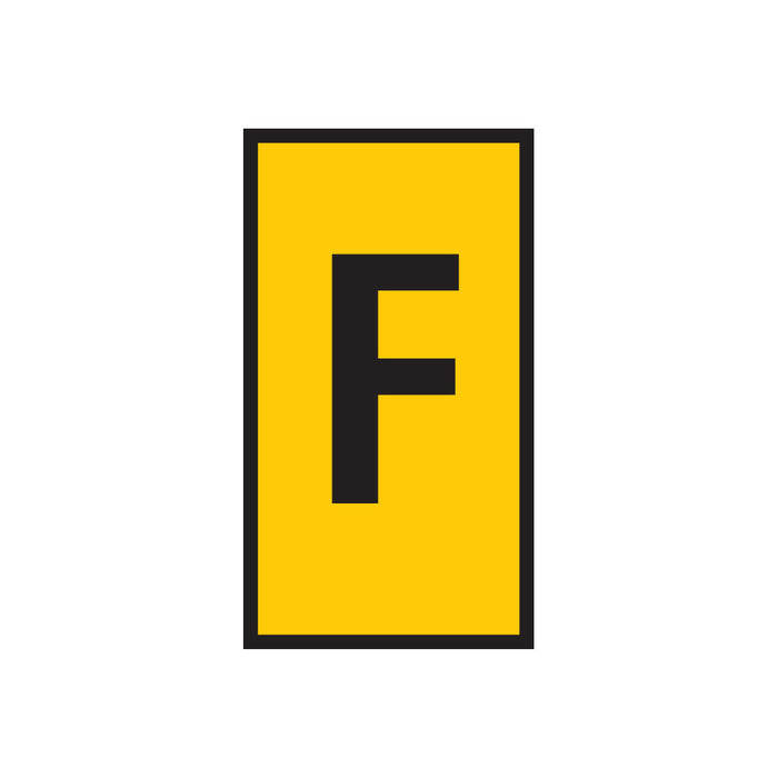 Marker WIC 3 4.0 - 6.0mm Yellow Marked F