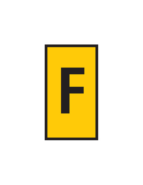 Marker WIC 3 4.0 - 6.0mm Yellow Marked F
