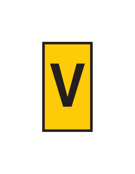 Marker WIC 3 4.0 - 6.0mm Yellow Marked V