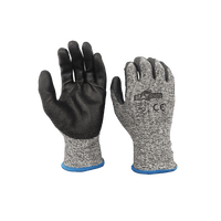 Cut Resistant Glove, Safety Work Glove, HPPE Liner, PU Coated Palm, WAN0136