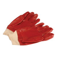 Glove Matsafe Red Pvc K/Wrist Wan0200
