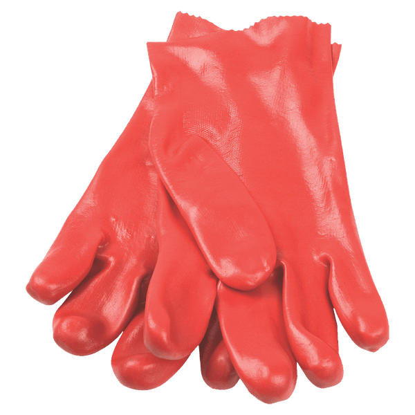 Glove Matsafe Red Pvc Open Cuff 40 Cm Wan0210
