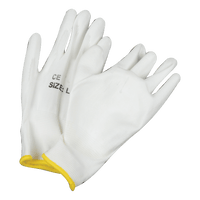Glove Matsafe Nylon White Pu G/P Large Wan0218